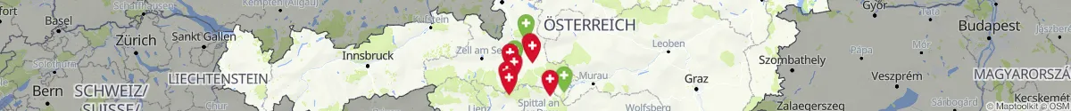 Map view for Pharmacy emergency services nearby Tamsweg (Salzburg)